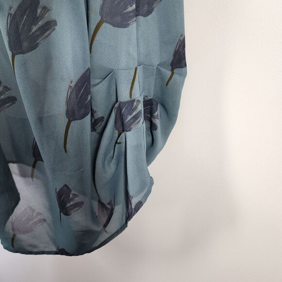 Cabi Womens Top Size Medium Tulip Tunic Back Tie Blouse Sleeveless Pullover 984 - Picture 6 of 10